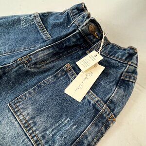 Unisex - 2-3Y - NWT Rylee + Cru Barrel Denim Pants in Indigo